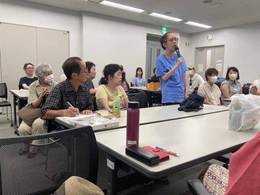 仙台でお話しする参加者